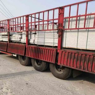 周口 白麻荔枝面外墙干挂，工厂装车日常