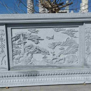 周口 芝麻白大型照壁，屏风，影壁
