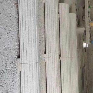 周口 花岗岩厂家带你看白麻花岗岩门楼大柱柱皮