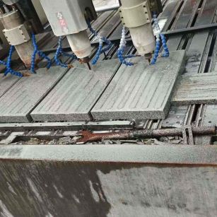 周口 芝麻白花岗岩荔枝面盲道雕刻