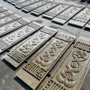 周口 黄金麻花岗岩外墙雕刻板