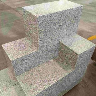 周口 白麻花岗岩荔枝面地铺石