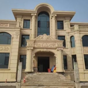 周口 黄金麻花岗岩别墅外墙干挂