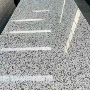 周口 白麻花岗岩光面毛板