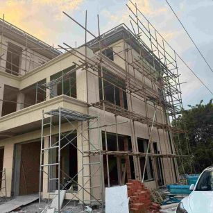 周口 黄金麻荔枝面花岗岩外墙干挂