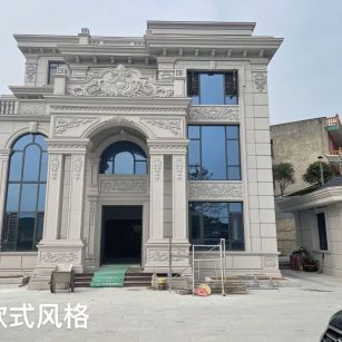 周口 白麻花岗岩别墅外墙干挂