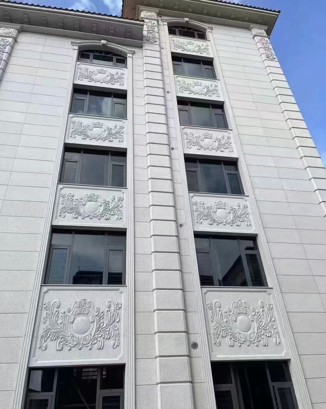 周口 白麻荔枝面花岗岩别墅外墙干挂