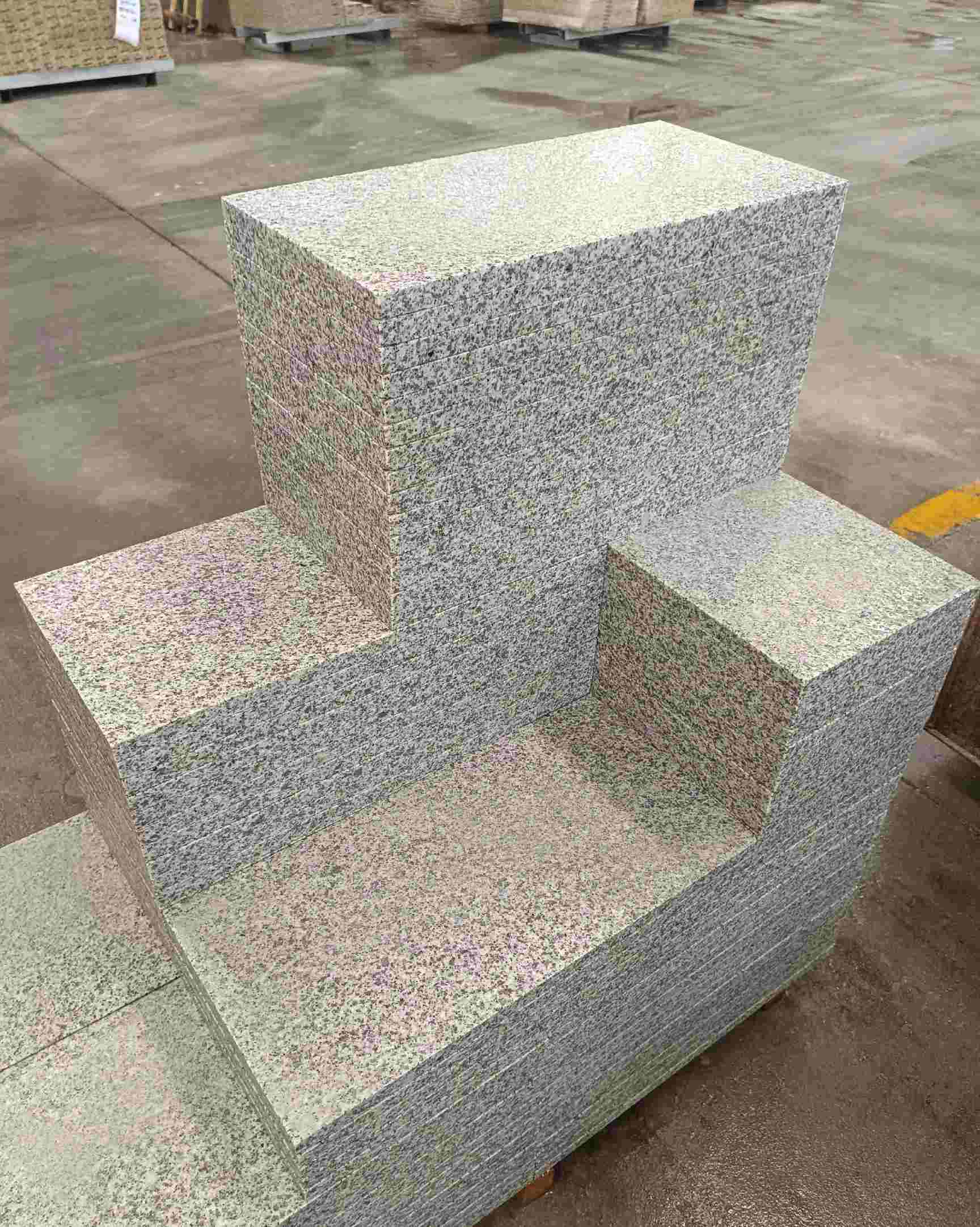 周口 白麻花岗岩荔枝面地铺石