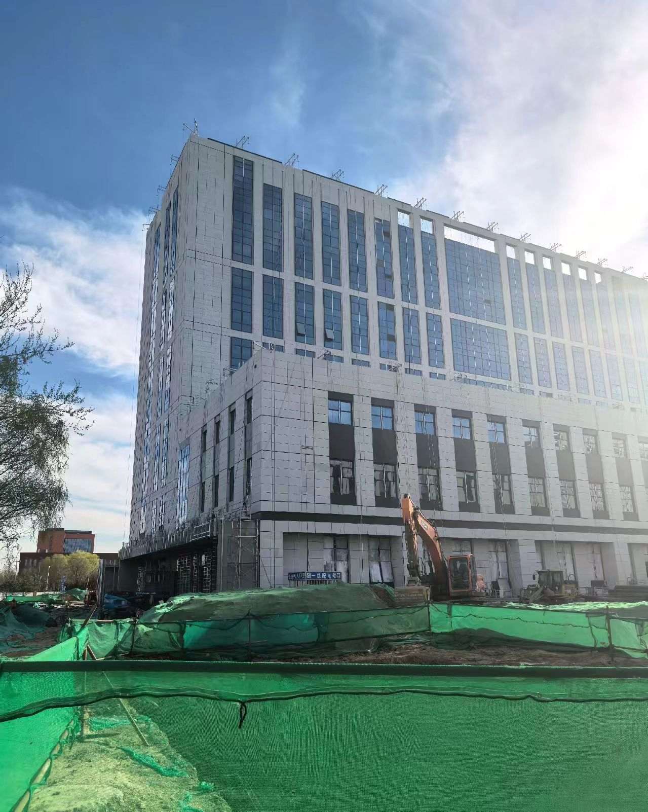 周口 白麻花岗岩石材外墙干挂