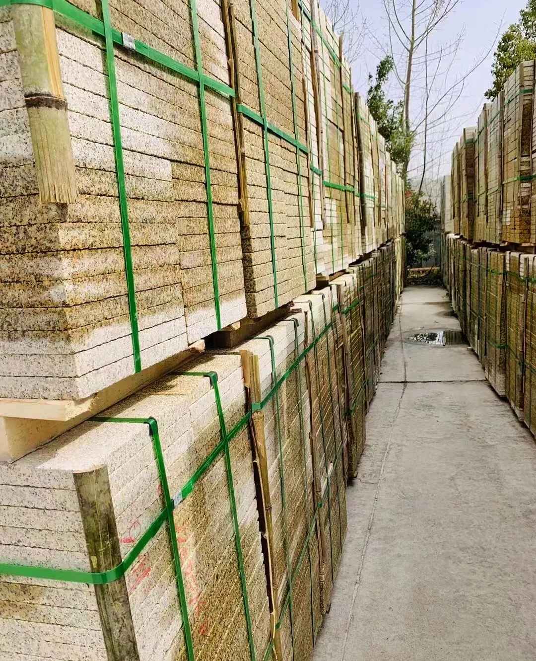 周口 黄金麻花岗岩荔枝面地铺石